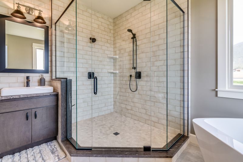 Corner Walk-In Shower